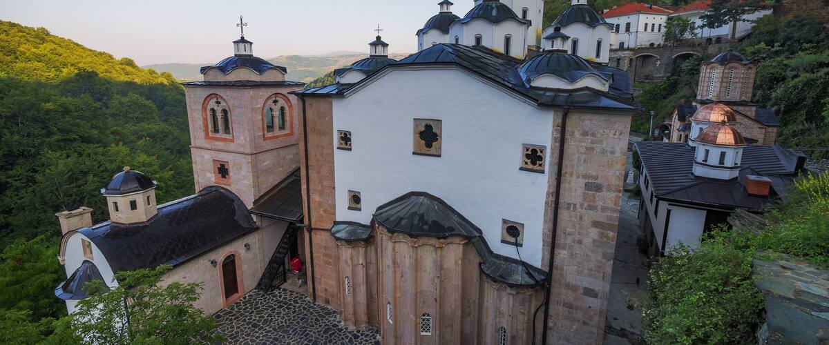 Medieval building in Monastery St. Joachim of Osogovo, Kriva Palanka, Republic of Macedonia