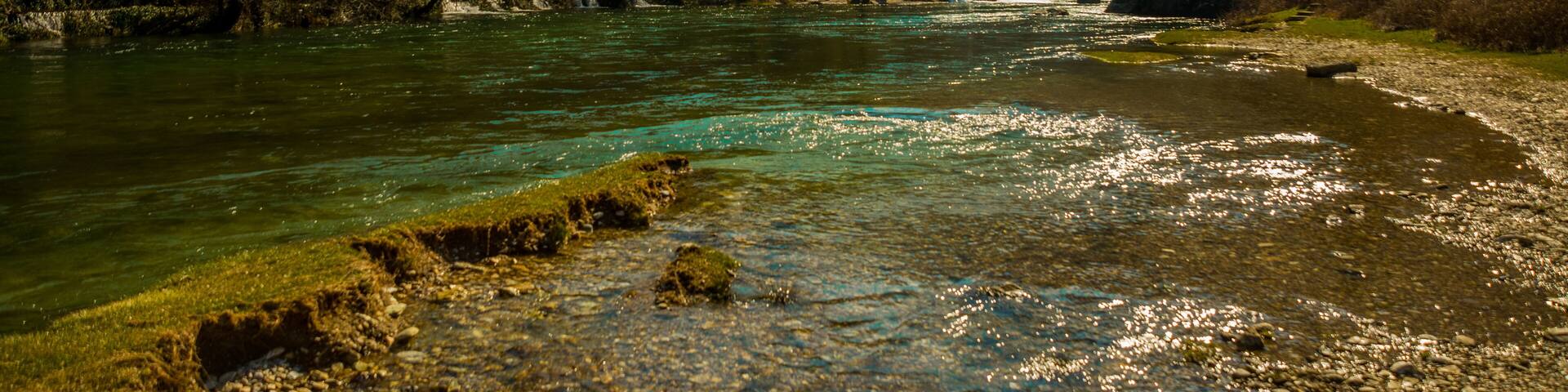 MATKA CANYON, SKOPJE REGION, NORTH MACEDONIA: The view to the Matka canyon and the Matka Lake