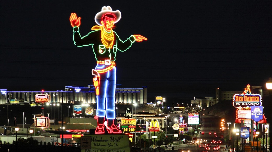 ウェンドーバー どの含み 夜景, 都市 と 標識