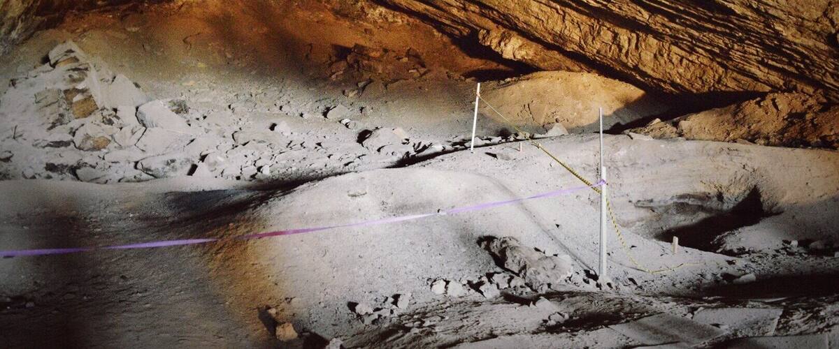 Got to go into Danger Cave, an historical cave on the Utah/Nevada border. The cave is only open a few weekends a year.