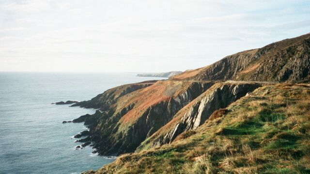 Marine Drive The old Marine Drive which wanders around the cliff from Douglas Head to Port Soderick, due to a collapse the driveway cannot be navigated from one end to the other, but you can walk as far as the blockage. Originally this was the path of a railroad taking tourists to Port Soderick