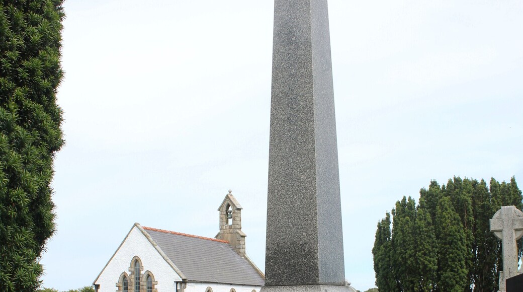 The gravestone of the Manx cultural activist, Sophia Morrison, and her family