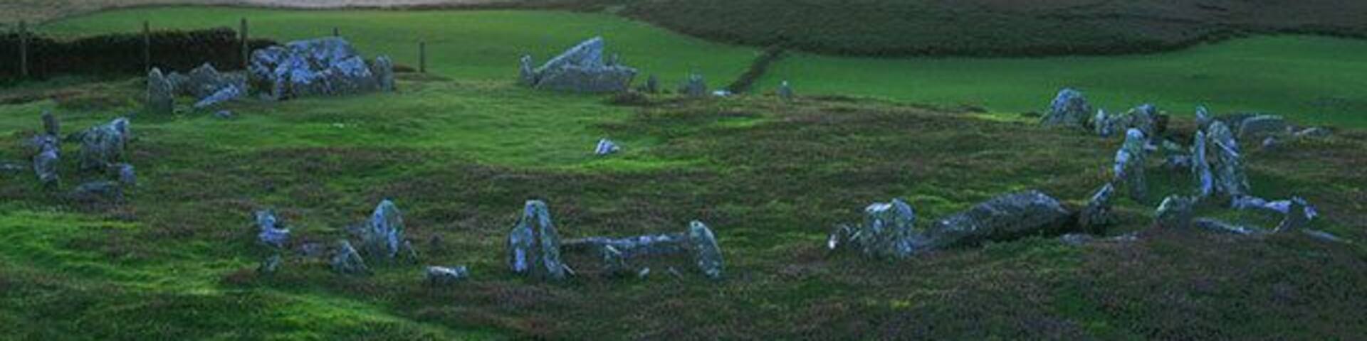 Meayll Circle at sunset