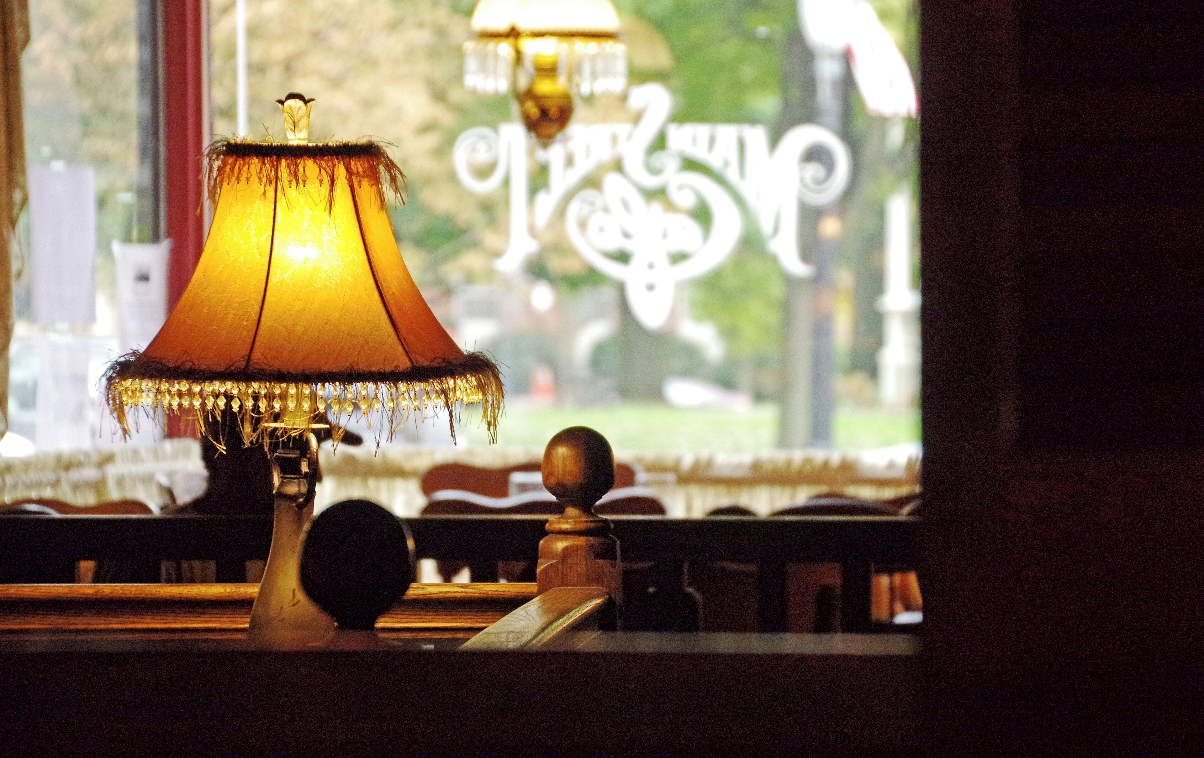 From our booth in a cozy little restaurant that will remain a secret. Read that as I don't remember the name. #OnTheRoad