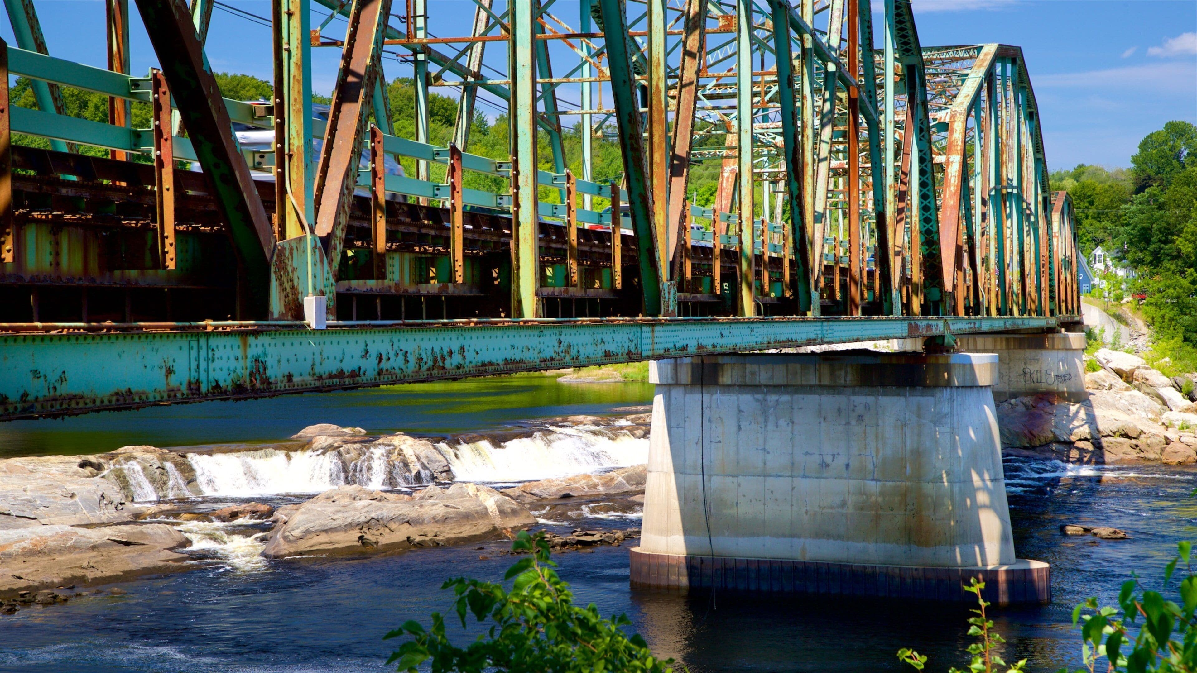 Brunswick which includes a bridge and a river or creek