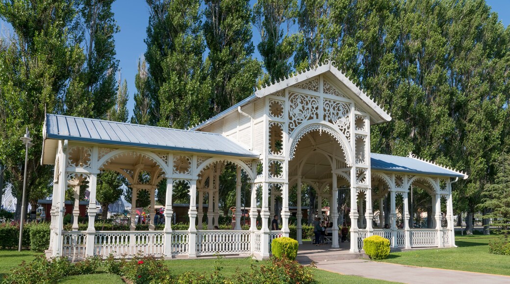 Traditinal Train Stop at Sazova Park, Eskisehir, Turkey