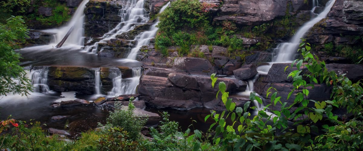 Spent the day exploring the Poconos Mountains. #waterfall #nature #AquaTrove