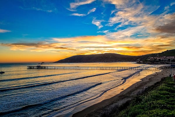 Sunset on the Central Coast of California, Avila