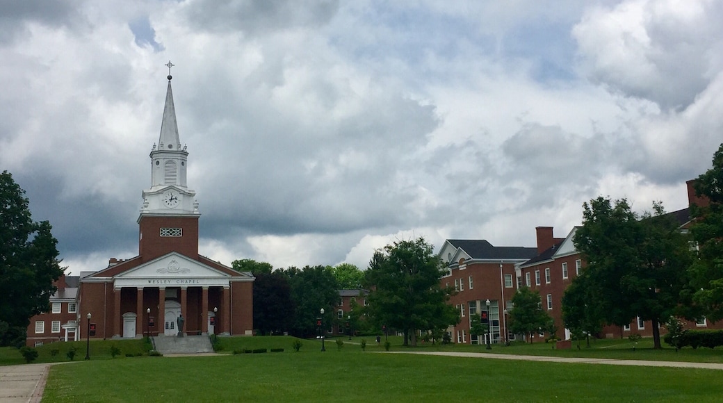 Wesley Chapel, located on the campus of this small liberal arts college in Buckhannon, WV.