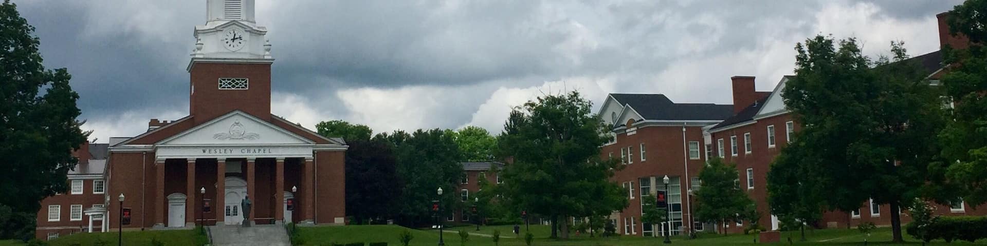 Wesley Chapel, located on the campus of this small liberal arts college in Buckhannon, WV.