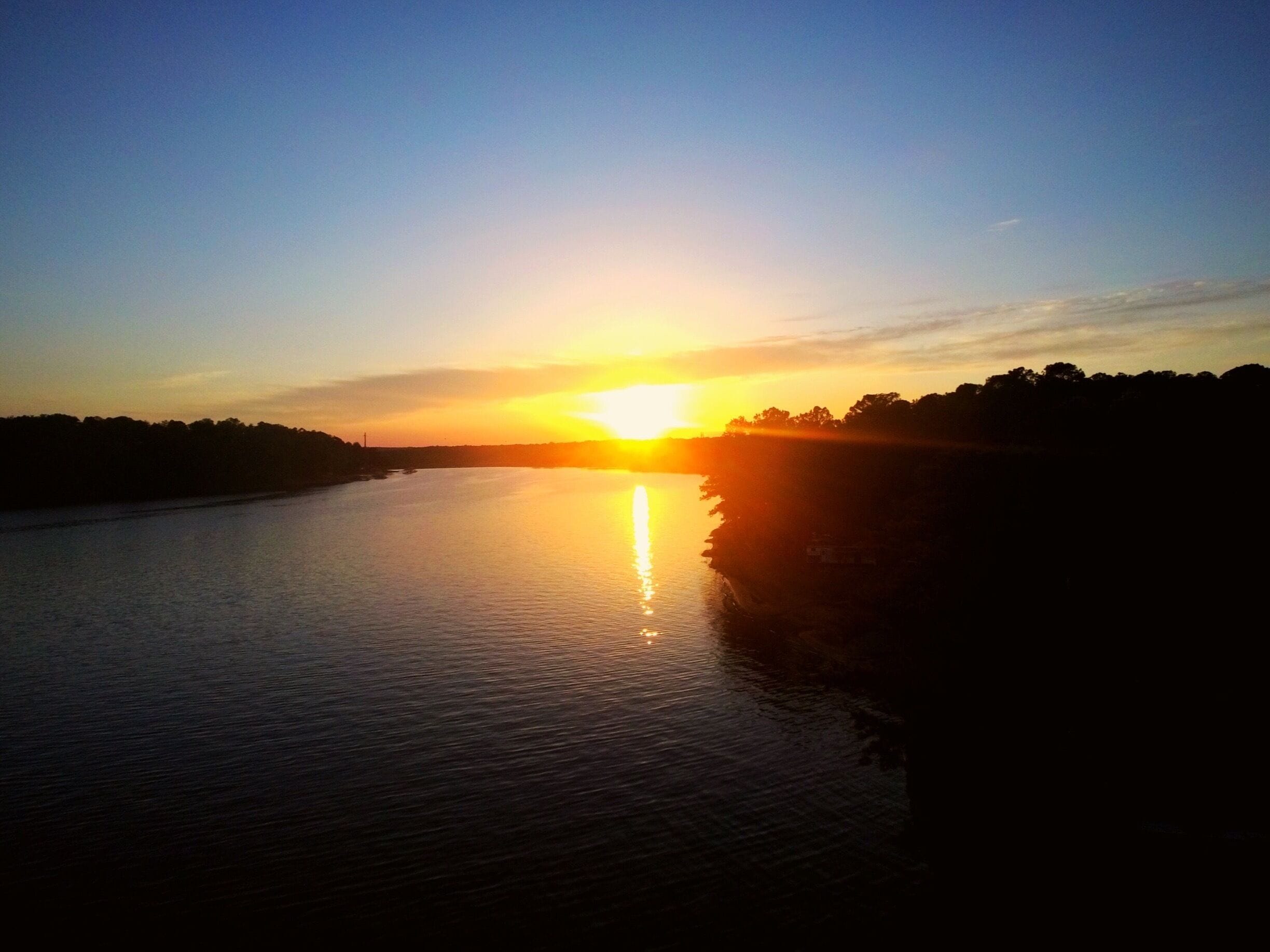 Sundown at white oak campground 