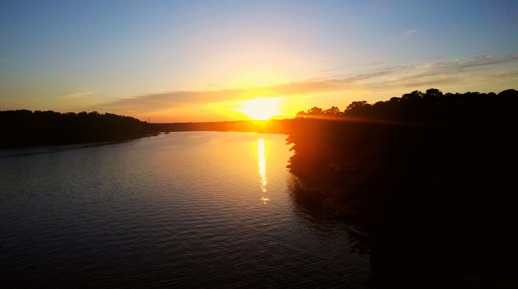 Sundown at white oak campground