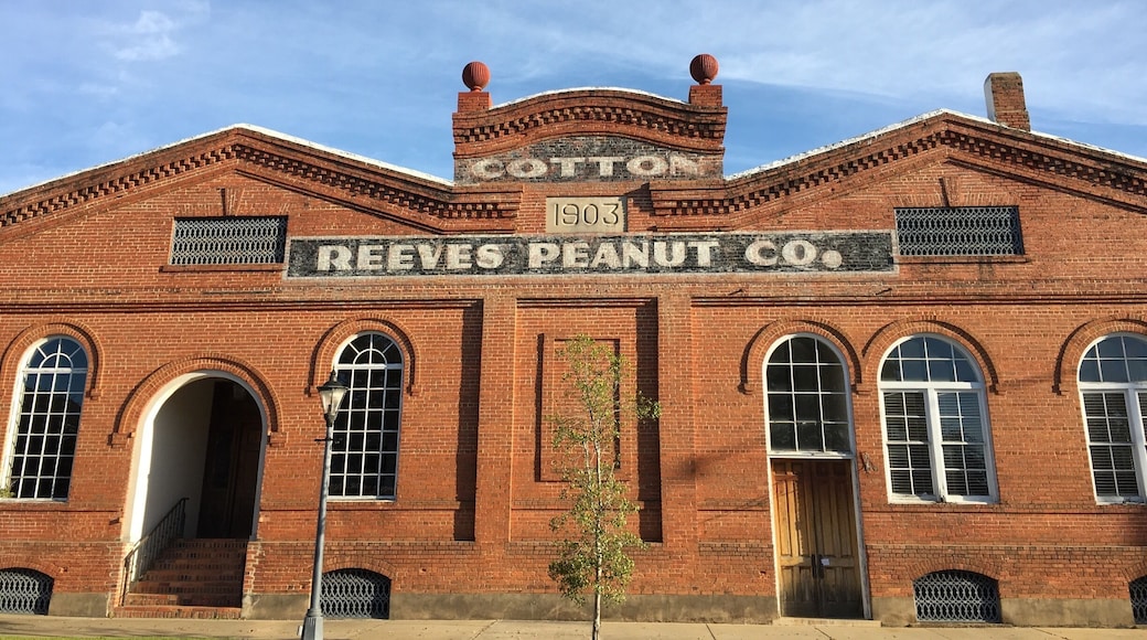 old factory building in Eufala, Alabama just over the river and border from Georgia #georgia