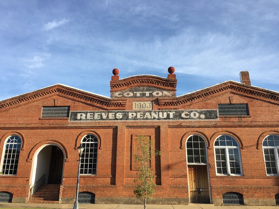 old factory building in Eufala, Alabama just over the river and border from Georgia #georgia