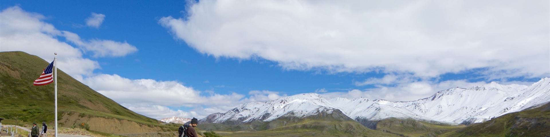 Denali National Park which includes views and landscape views