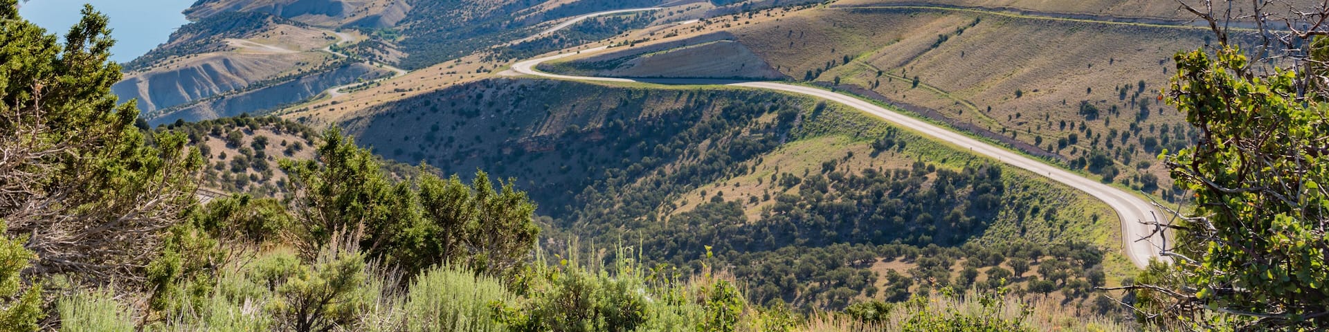 Flaming Gorge Green River Scenic Byway in North East Utah