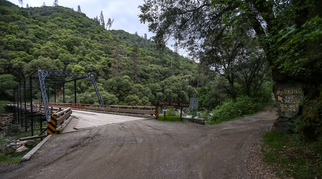 NEVADA CITY, CALIFORNIA, UNITED STATES - May 02, 2019: Purdon Crossing Bridge - South Yuba