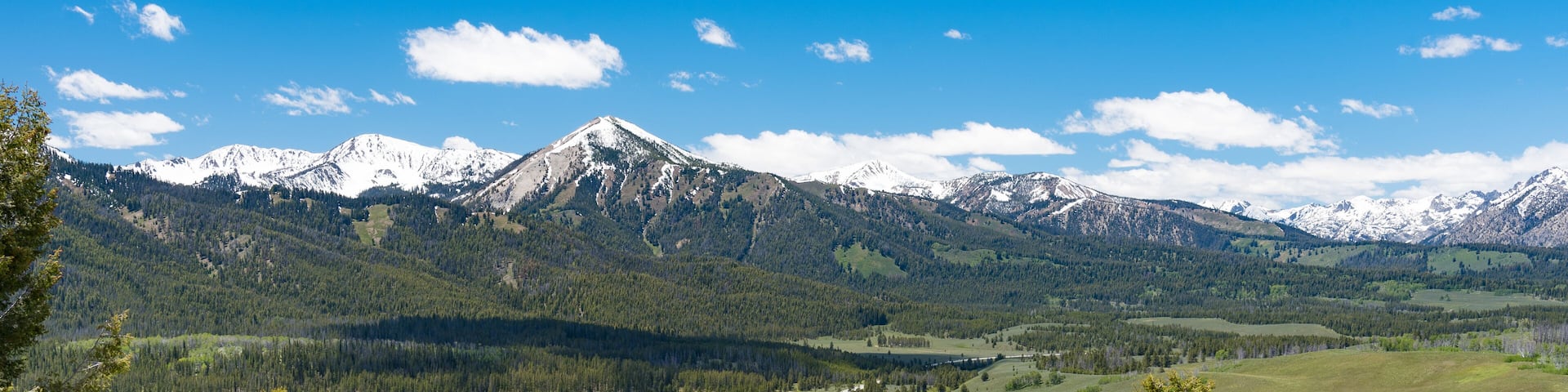 Overlook on the Sawtooth Scenic Byway, Idaho