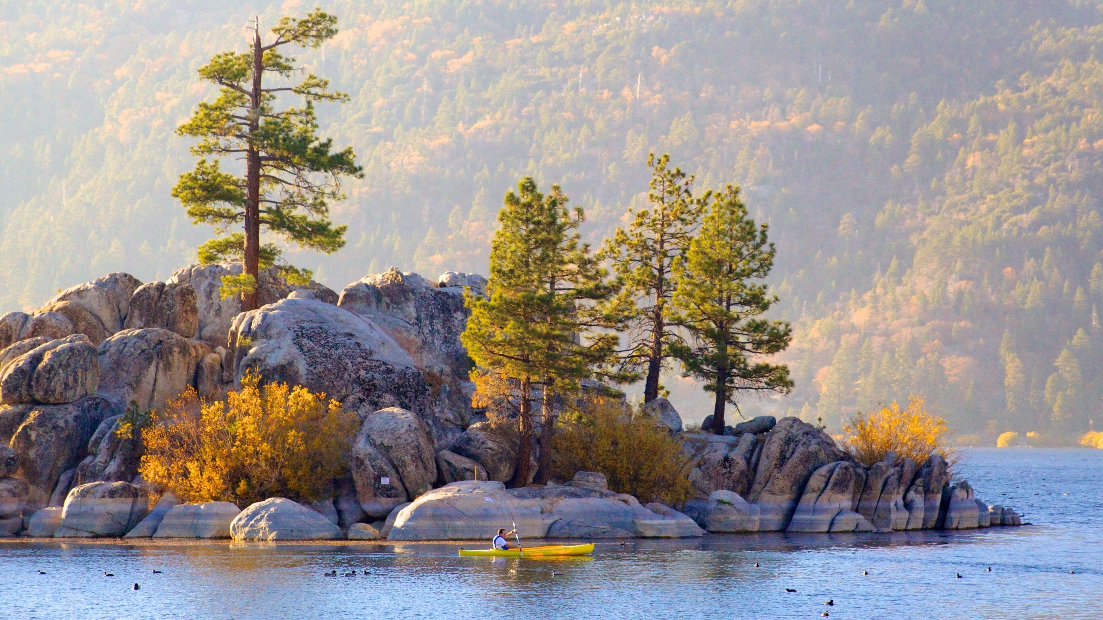 Southern California which includes landscape views, kayaking or canoeing and a lake or waterhole