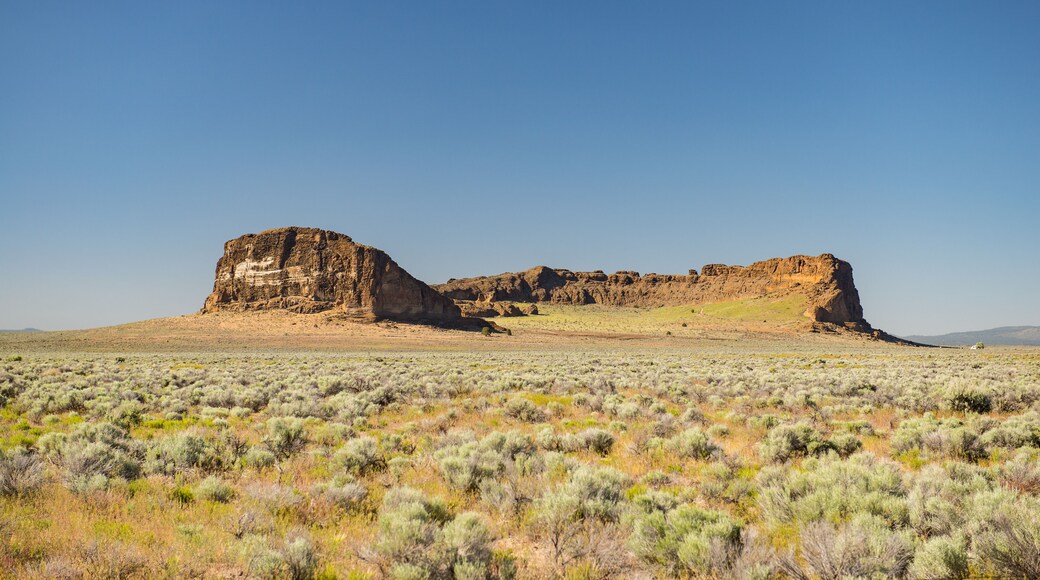 Oregon's Fort Rock ancient volcanic tuff ring, in the high desert near Bend