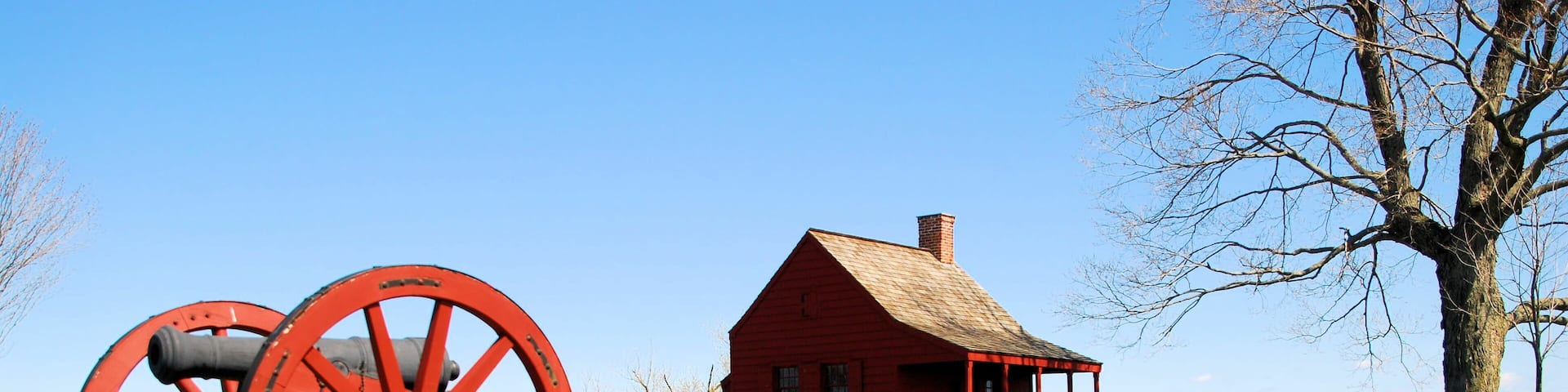 View from the Saratoga Battlefield in New York State