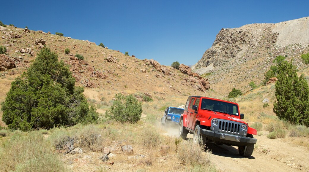 Feather River Scenic Byway featuring desert views and 4 wheel driving