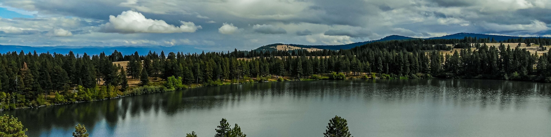 Morgan Lake near La Grande, Oregon in late summer