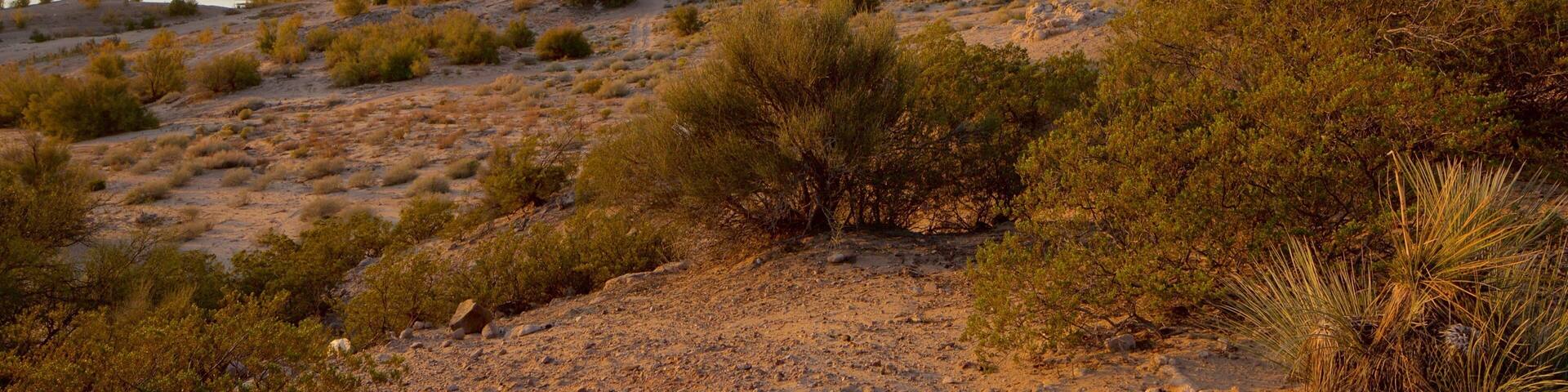 Geronimo Trail Scenic Byway which includes a sunset, a river or creek and tranquil scenes