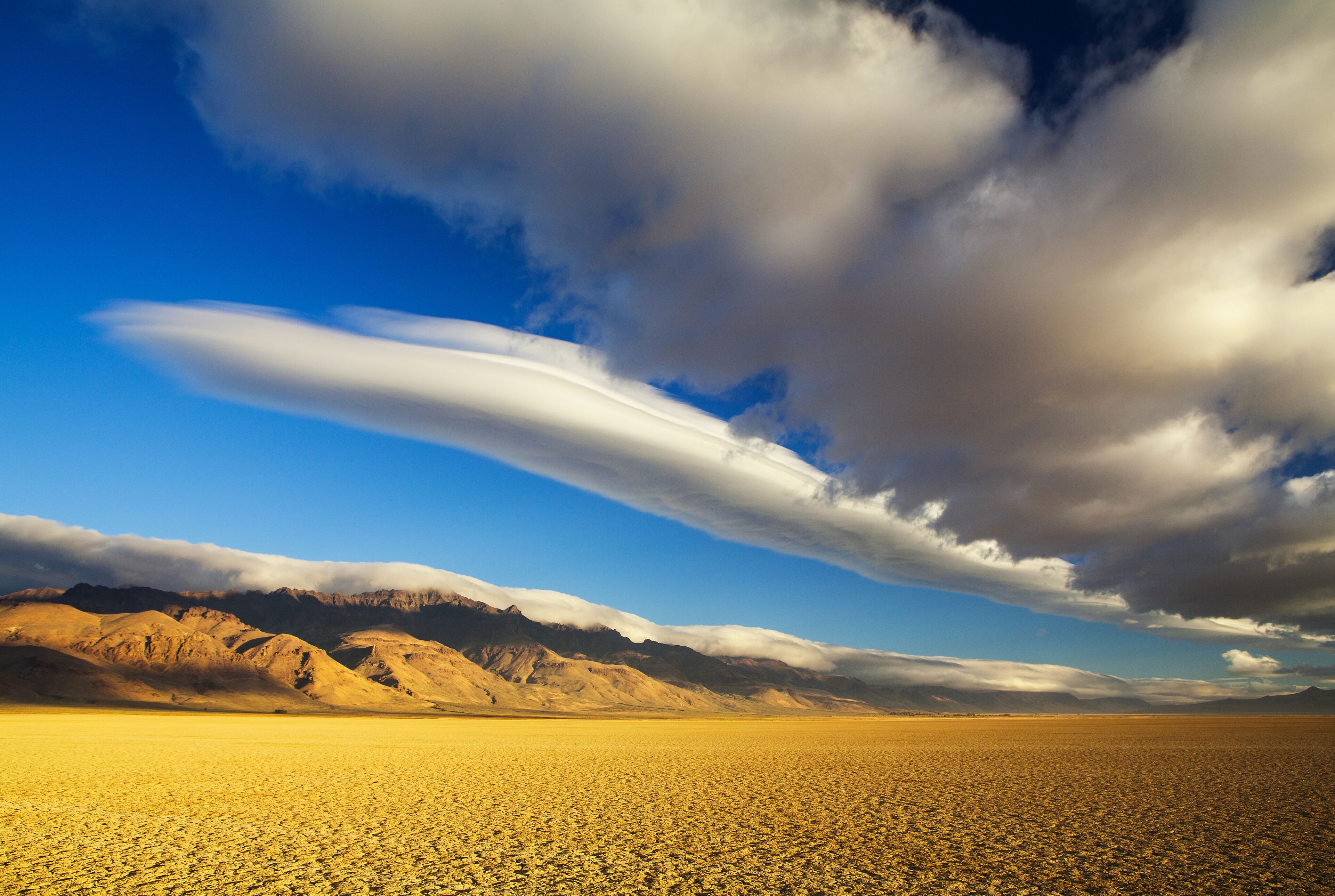 Clouds rolling over Steens Mountains
