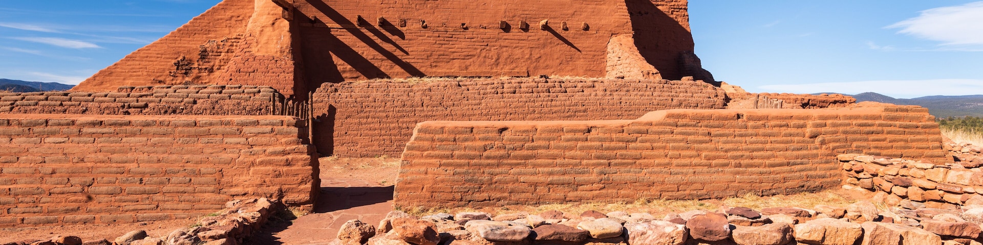 Pecos National Historical Park, located within New Mexico on the Old Santa Fe Trail.