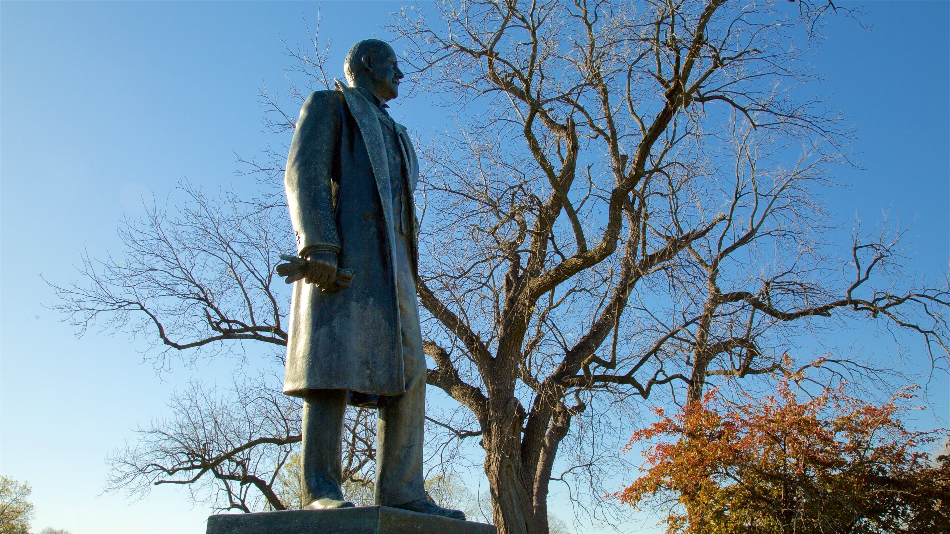 Frontier Military Historic Byway featuring a statue or sculpture