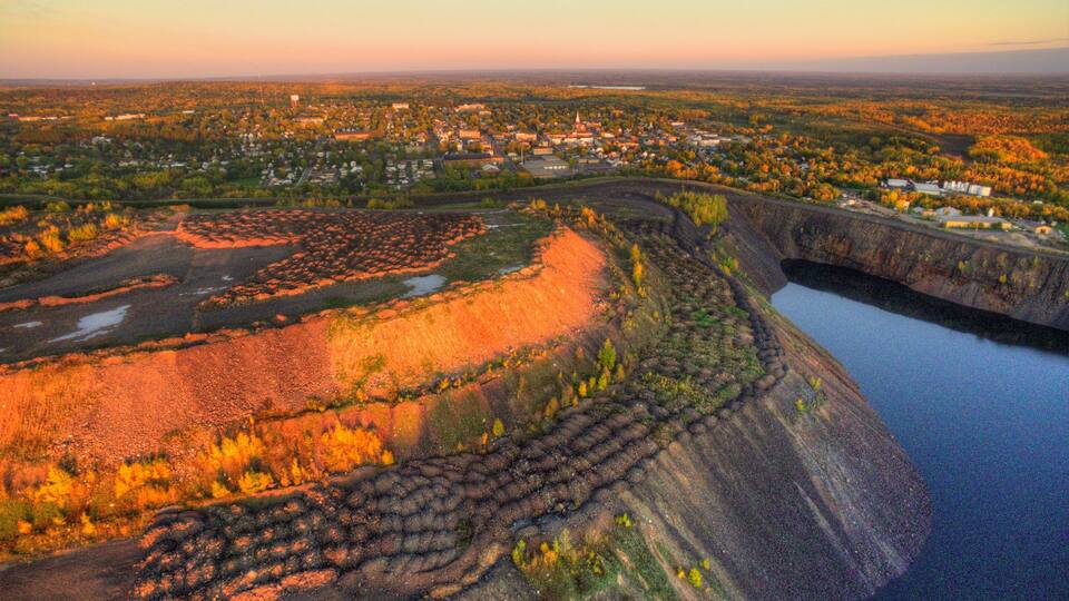 Eveleth is a small mining Community in northern Minnesota by Virginia