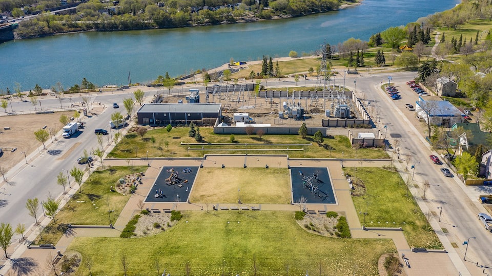 Isinger Park in Saskatoon, Canada