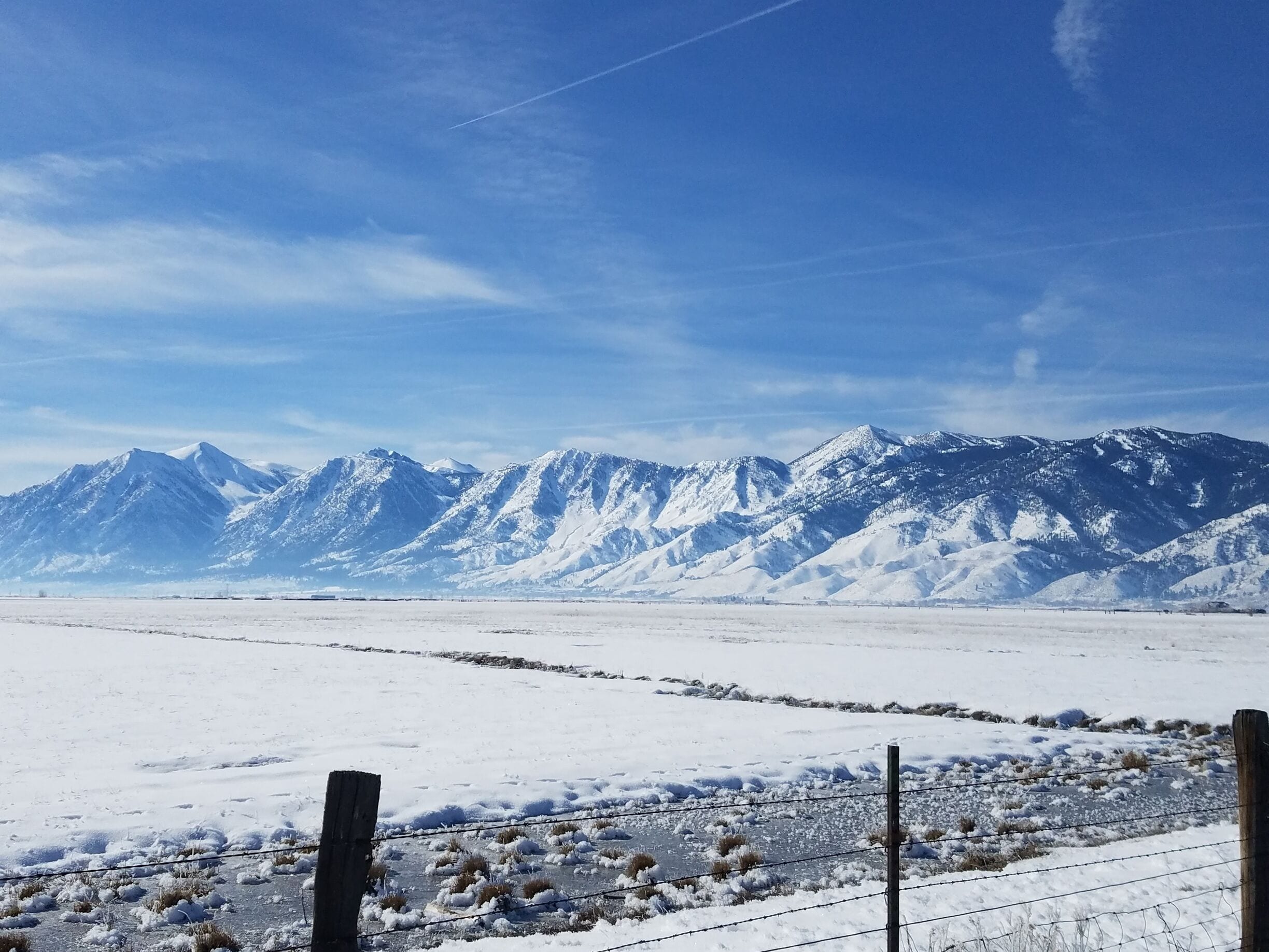 January in the Carson Valley. Kingsbury off in the distance.