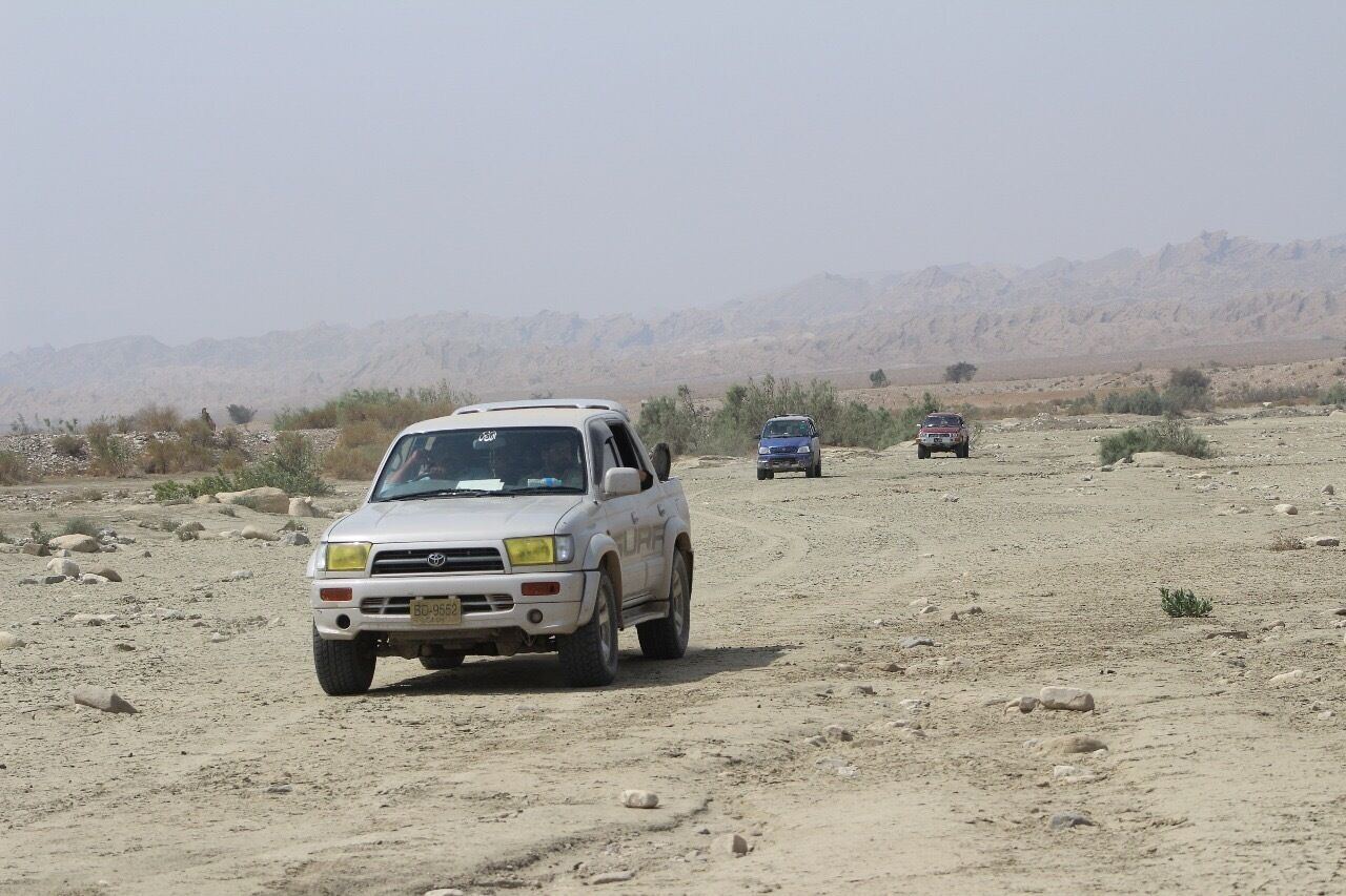 Towards the destination in Rajanpur District, Punjab, Pakistan.