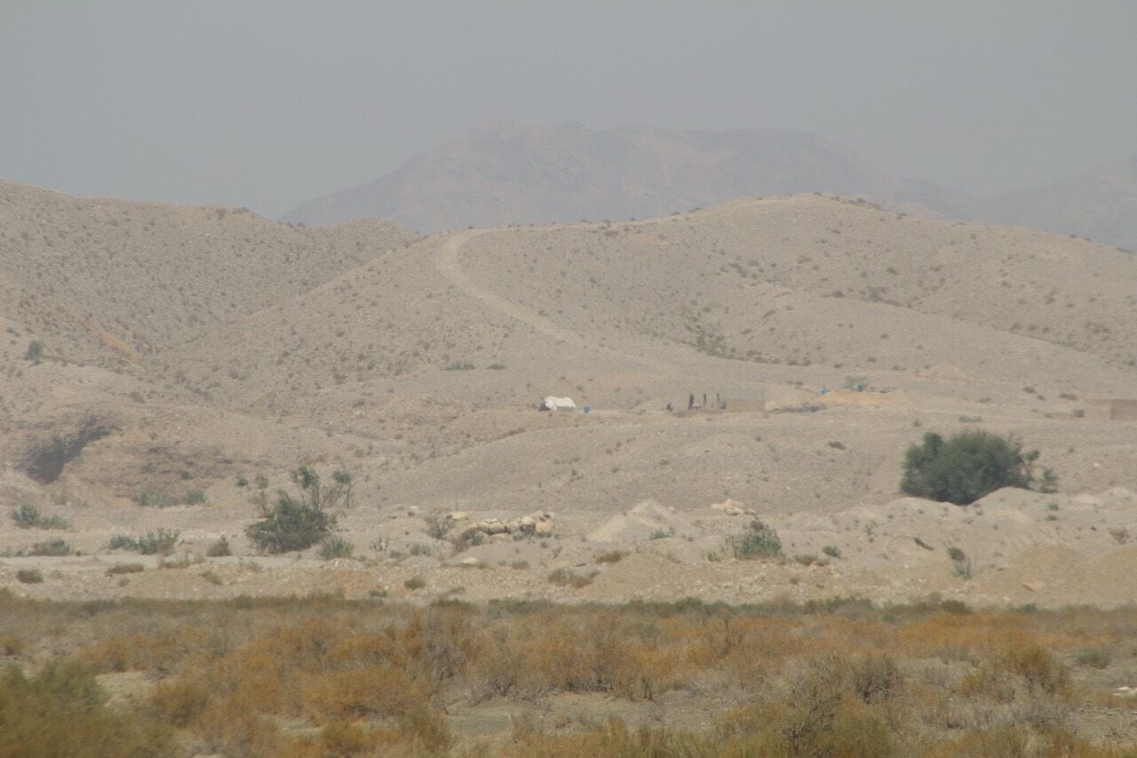 Can you see the white dot, that was our camp! And look at the mountain peak on right hand, went there on jeeps! 