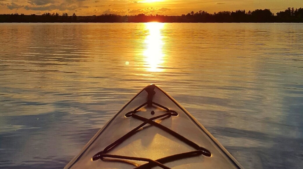 A great place to kayak. Usually no one around and the sun sets are awesome!
