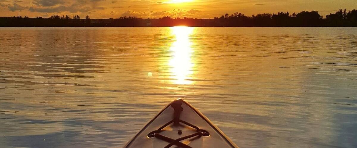 A great place to kayak. Usually no one around and the sun sets are awesome!