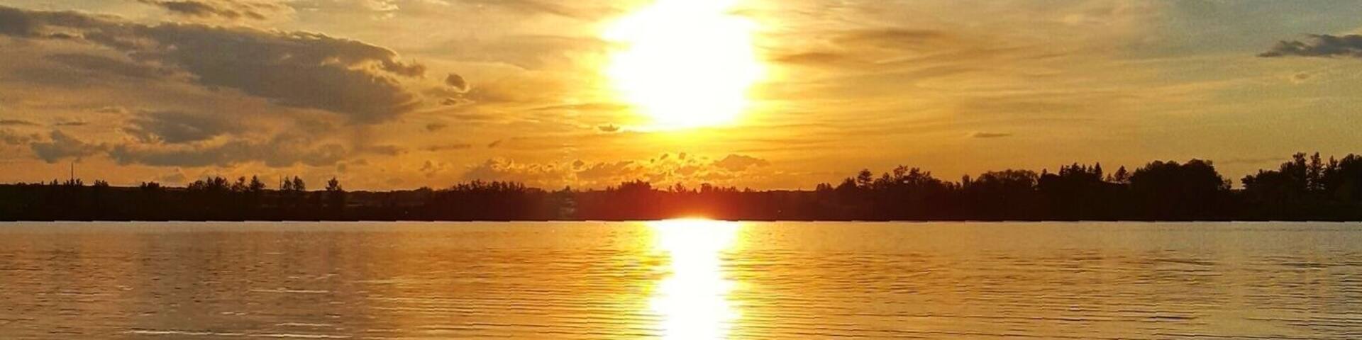 A great place to kayak. Usually no one around and the sun sets are awesome!