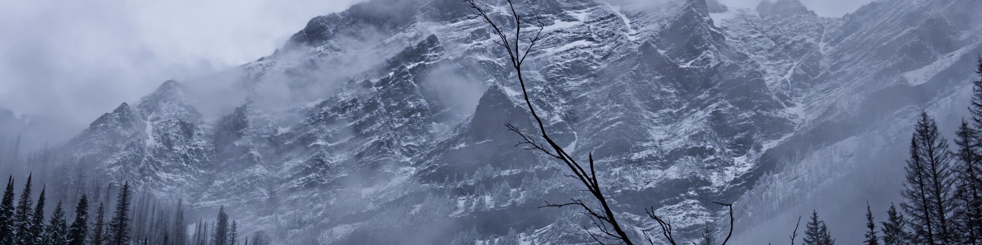 View on the hike up to Bertha Lake in Watertnon National Park. Shot in June, still tons of snow on the way up. So worth powering through the snow though.