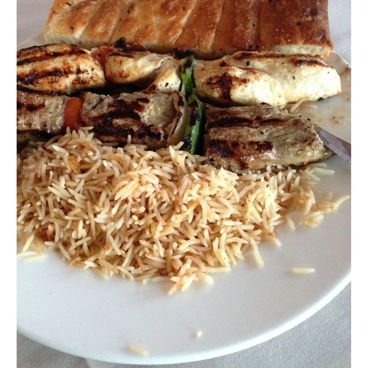 Lamb and chicken kebabs at Kabul restaurant, one of the best dishes. You must have hot tea and enjoy the Ferni dessert at this awesome Afghani cuisine restaurant, which is known for its excellent and attentive service, variety of dishes, desserts, and cozy atmosphere at a very reasonable price. You will not be disappointed.