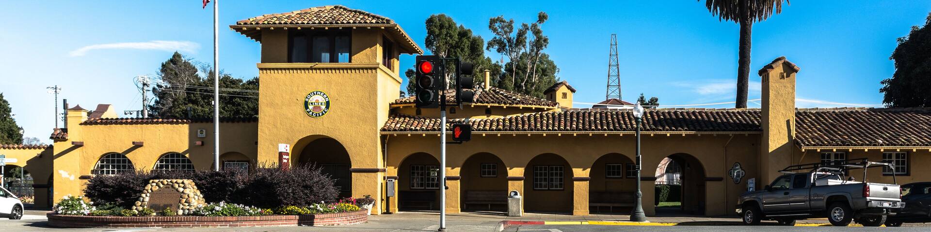 Burlingame Caltrain Station, California