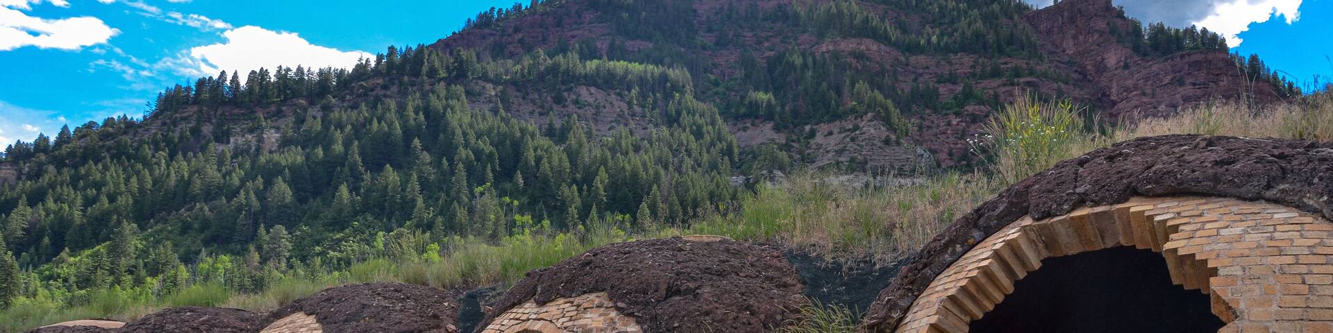 Redstone Coke Oven Historic District at the intersection of State Highway 133 and Chair Mountain Stables Road outside Redstone, Colorado