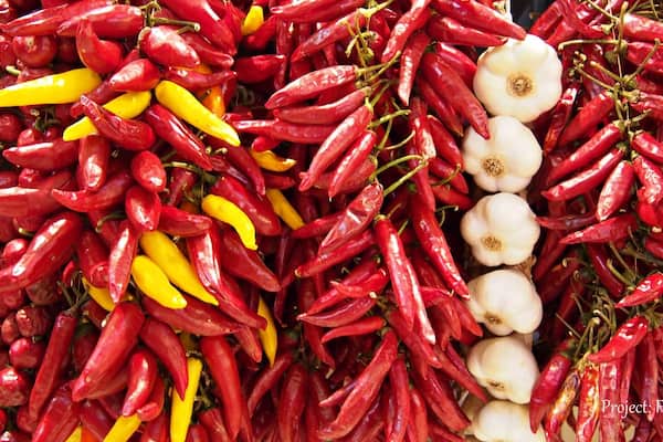 The Great Market Hall in Budapest (Nagycsarnok) is the largest market hall in Europe, and is a good place for souvenir shopping or admiring the fresh goods of Hungary. Downstairs is filled with produce vendors, while in upstairs you can find all kinds of bags, scarves etc. But the very best thing here are the foodstalls upstairs selling Hungarian cuisine for lunch!
#Red
