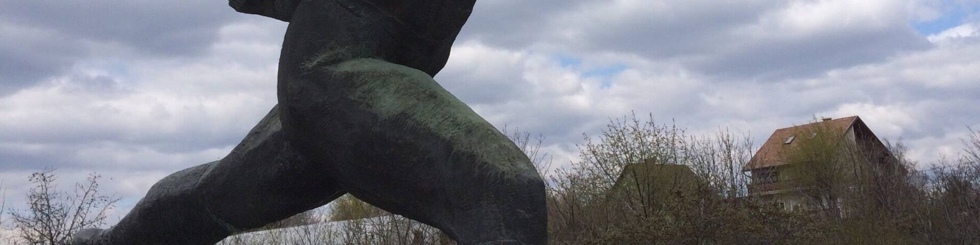 Memento Park - graveyard for old Soviet statues in Budapest.