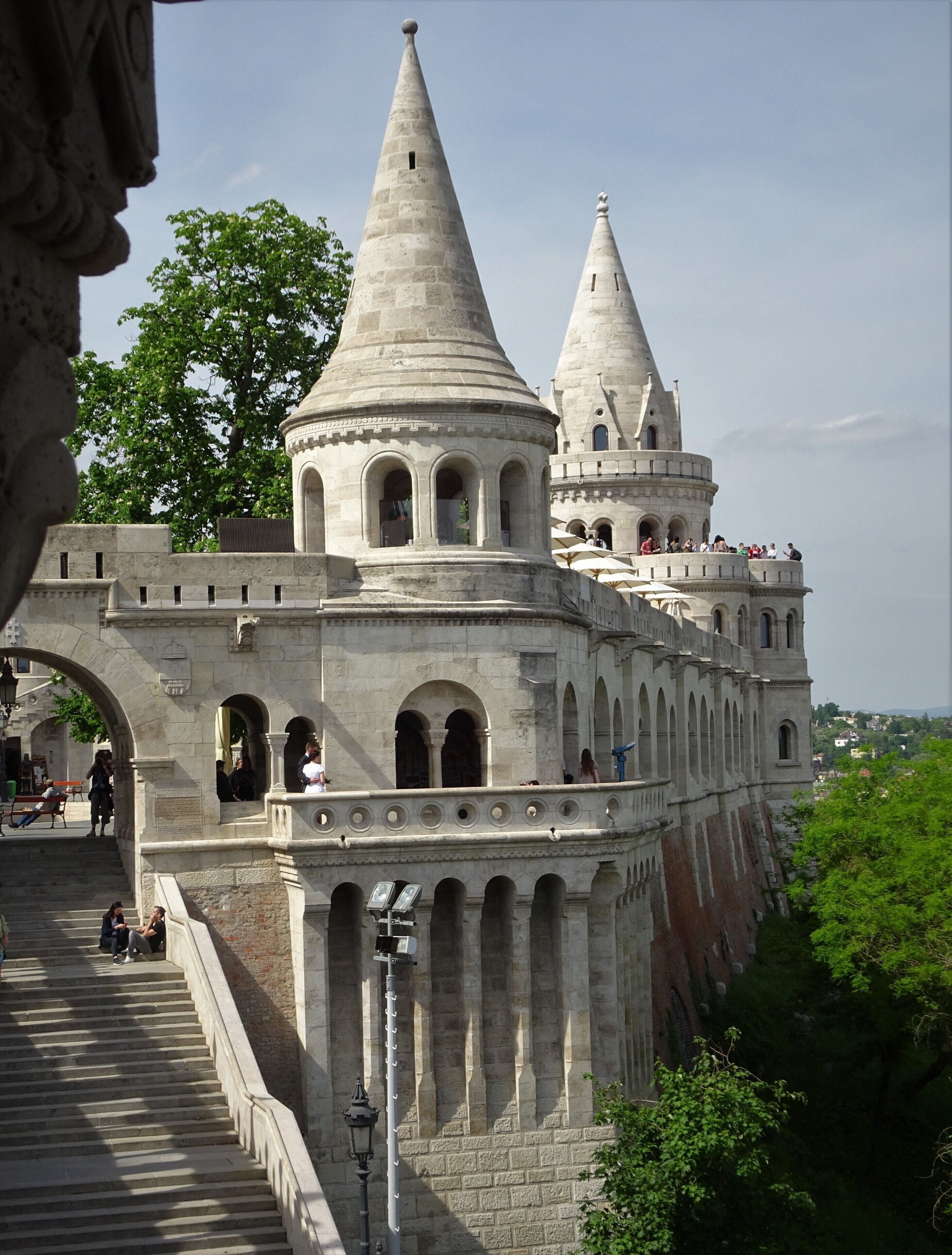 Fisherman’s Bastion is one of the top Budapest attractions. The present day lovely lookout towers / decorative fortification of Fisherman’s Bastion were built in the 19th century to serve as a lookout tower. #Budapest #Culture  #History