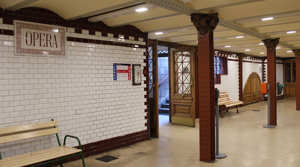 This is part of the first Budapest metro line completed in 1896.
