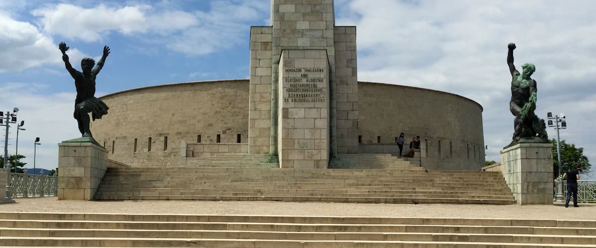 The Liberty statue on Gellert Hill in Budapest.
Perfect place for a great view over the city and Danube river.