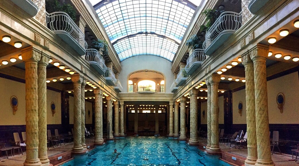 The main swimming pool is the only place in the entire complex where you are supposed to wear a bathing cap.