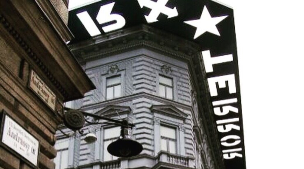 World War II's Nazi base turned Communist base turned museum. So much history in the building. I wonder if it's haunted. #travelbug #budapest #hungary #europe #eu #houseofterror #museum #facade #architecture